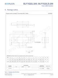 BLF7G22LS-200 Datasheet Pagina 8