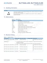 BLF7G22LS-200 Datasheet Pagina 10