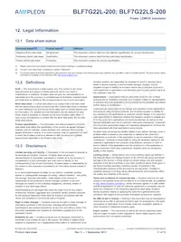 BLF7G22LS-200 Datasheet Page 11