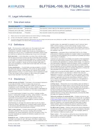 BLF7G24L-100 Datasheet Pagina 12