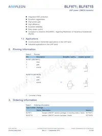 BLF871S Datasheet Page 2