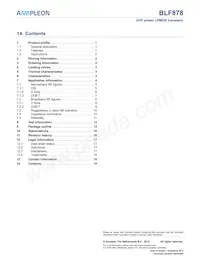 BLF878 Datasheet Page 19