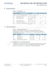 BLF8G10L-160 Datasheet Page 3