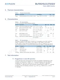 BLF8G10LS-270 Datasheet Page 3