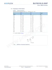 BLF8G10LS-300PU Datasheet Page 4