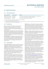 BLF8G20LS-400PVQ Datasheet Pagina 15