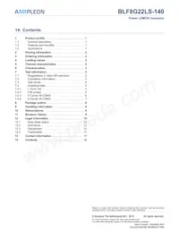 BLF8G22LS-140J Datasheet Pagina 12