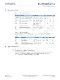 BLF8G22LS-205VJ Datasheet Page 3