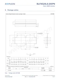 BLF8G24LS-200PNU Datasheet Page 7