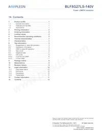 BLF8G27LS-140V Datasheet Page 12