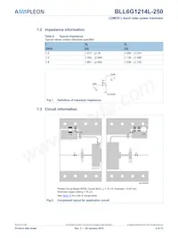 BLL6G1214L-250 Datasheet Page 4