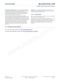 BLL6G1214L-250 Datasheet Pagina 12