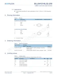 BLL6H1214L-250 Datasheet Page 2
