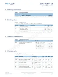 BLL8H0514-25U Datasheet Page 2