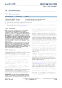 BLM7G24S-30BGY Datasheet Page 17