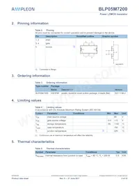 BLP05M7200Y數據表 頁面 2