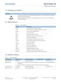 BLP7G22-10 Datasheet Page 12