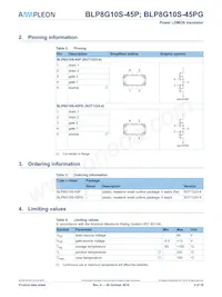 BLP8G10S-45PJ Datasheet Page 2