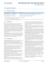 BLP8G10S-45PJ Datasheet Page 14