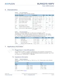 BLP8G21S-160PVY Datasheet Page 3