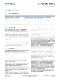 BLP8G21S-160PVY Datasheet Pagina 9