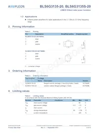 BLS6G3135-20 Datasheet Page 2