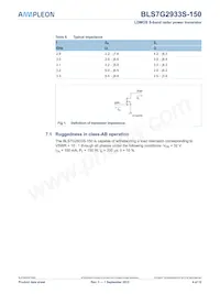BLS7G2933S-150 Datasheet Page 4