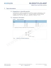 BLS8G2731L-400PU Datasheet Page 4