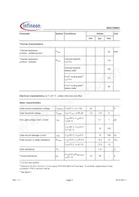 BSO150N03 Datasheet Page 2