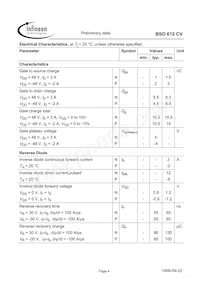 BSO612CV Datasheet Page 4