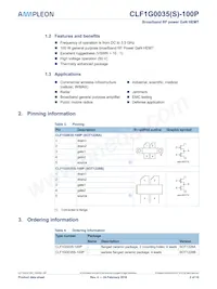 CLF1G0035S-100PU Datasheet Page 2
