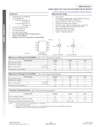 DMC3035LSD-13 Datasheet Cover