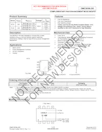 DMC3036LSD-13 Datasheet Cover