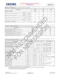DMG2307L-7 Datasheet Pagina 2