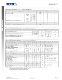 DMG6402LVT-7 Datasheet Page 2