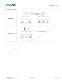 DMN2005LP4K-7 Datasheet Page 2