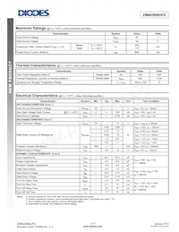 DMN2990UFZ-7B Datasheet Pagina 2