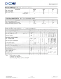 DMN5L06WK-7 Datasheet Pagina 2