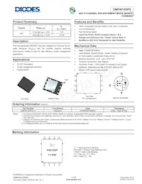 DMP4015SPS-13 Datasheet Cover