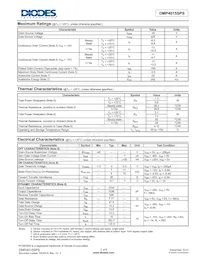 DMP4015SPS-13 Datasheet Pagina 2