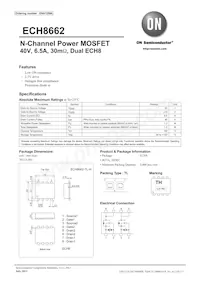 ECH8662-TL-H Datasheet Cover