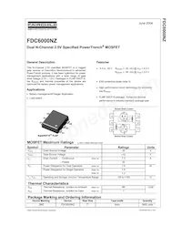 FDC6000NZ_F077 Datasheet Copertura