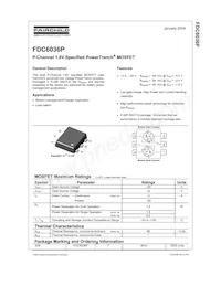FDC6036P_F077 Datasheet Cover