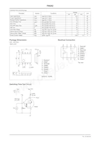 FW282-TL-E Datasheet Pagina 2