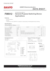 FW812-TL-E Datasheet Cover
