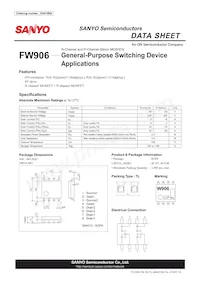 FW906-TL-E Datasheet Cover