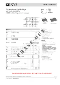 GWM120-0075X1-SMDSAM Datasheet Copertura
