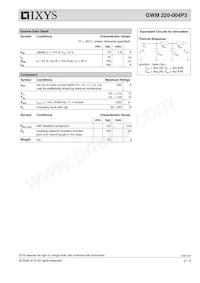 GWM220-004P3-SMD SAM Datasheet Page 2