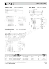 GWM220-004P3-SMD SAM Datasheet Page 3