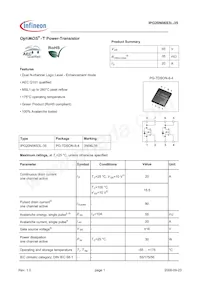 IPG20N06S3L-35 Datasheet Cover
